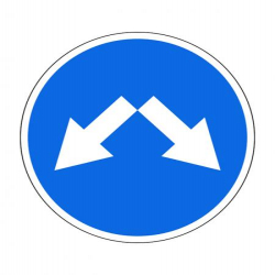 Объезд препятствия справа или слева